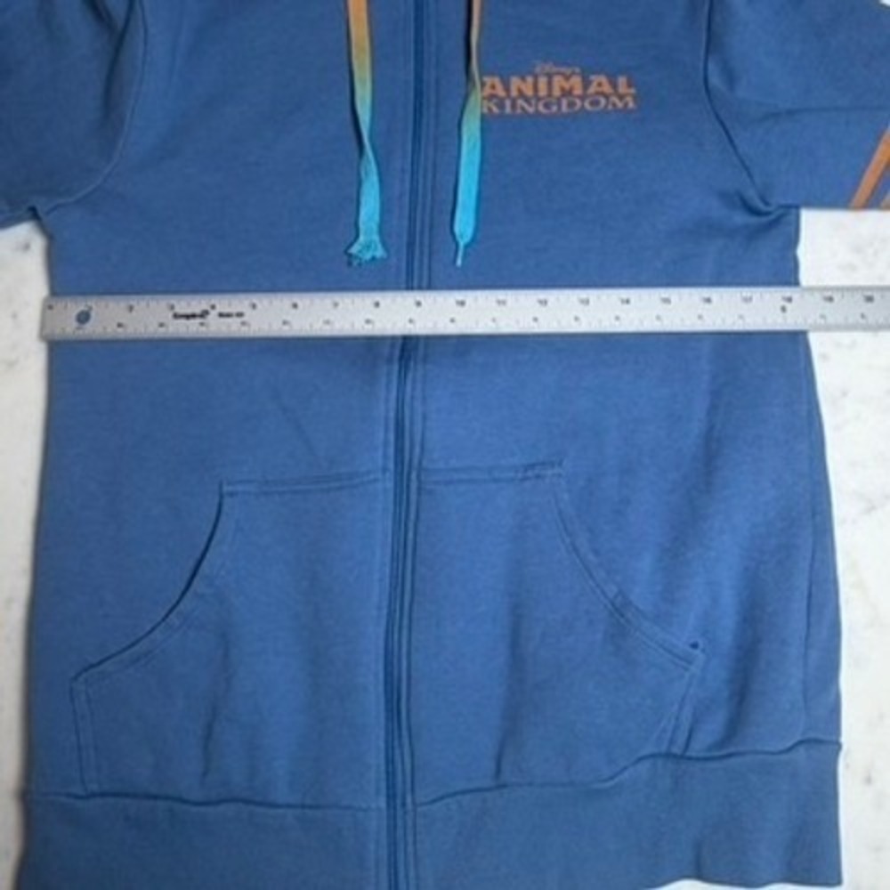 Disney Animal Kingdom Expedition Everest Hoodie‎ Men Women XS Blue Full Zip - Picture 4 of 7